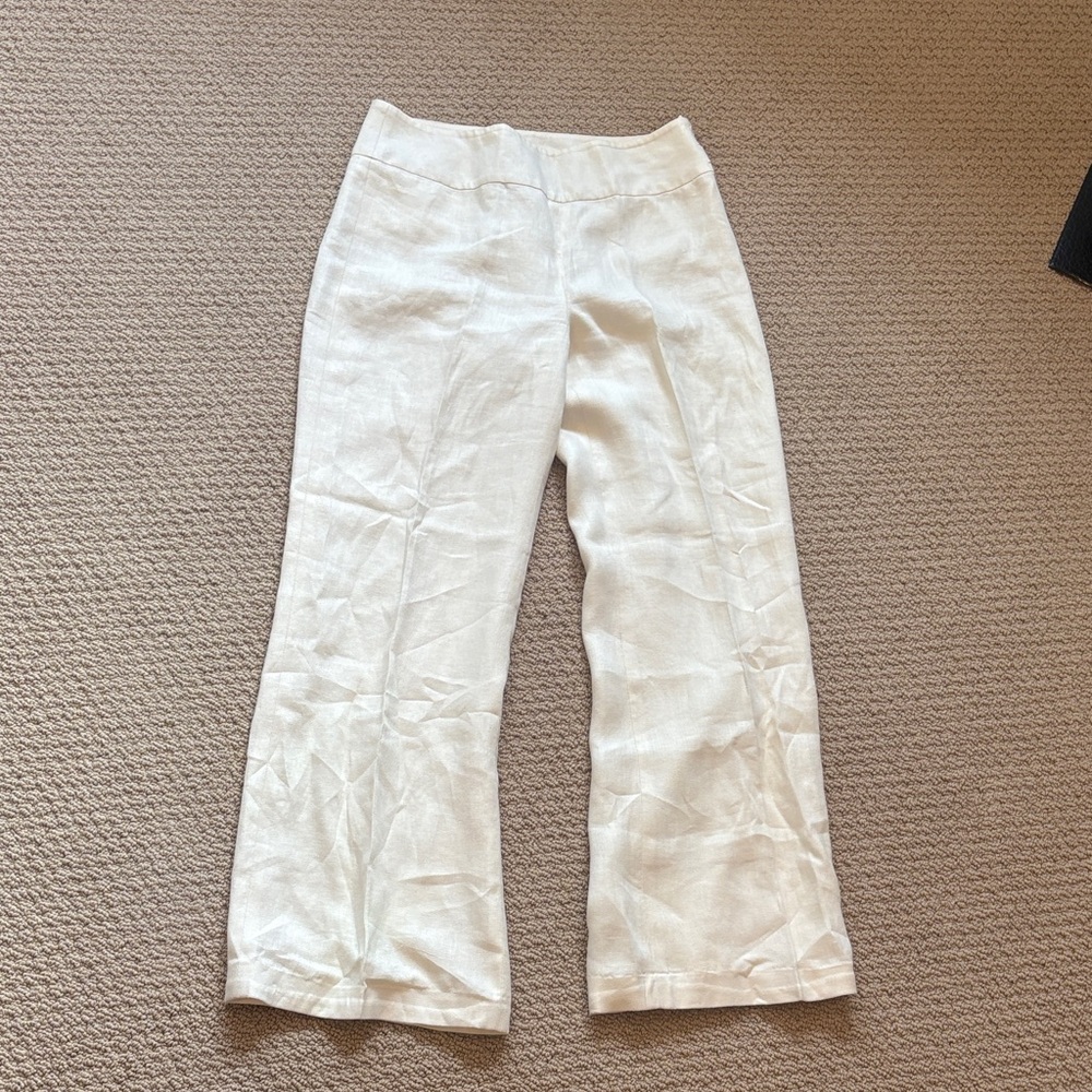 Lauren Ralph Lauren Cream linen Pants